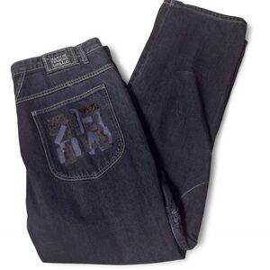 Marithe-francois-girbaud Men's Navy and Blue Jeans